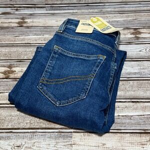 FatFace Brooke Bootcut Jeans Size 2 Indigo Blue High Rise Stretch Denim NWT
